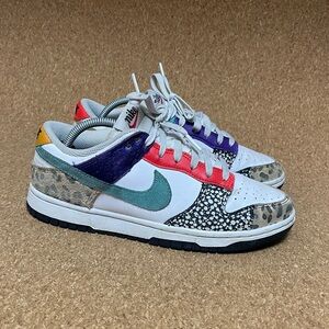 Nike Women's Colorful Animal Print Sneakers Nike dunks